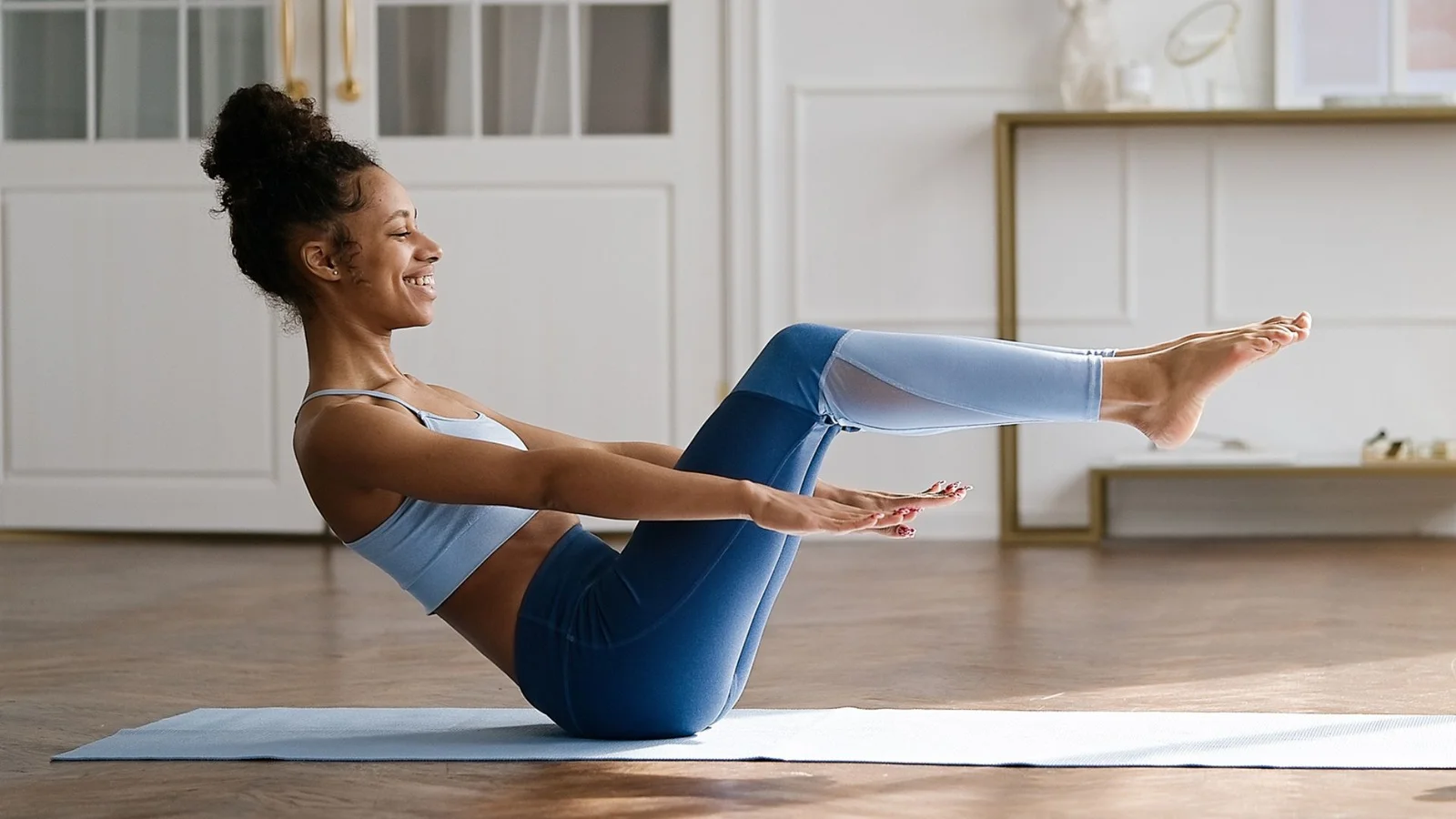 Over-40s add strength and mobility with a seven-move Pilates routine