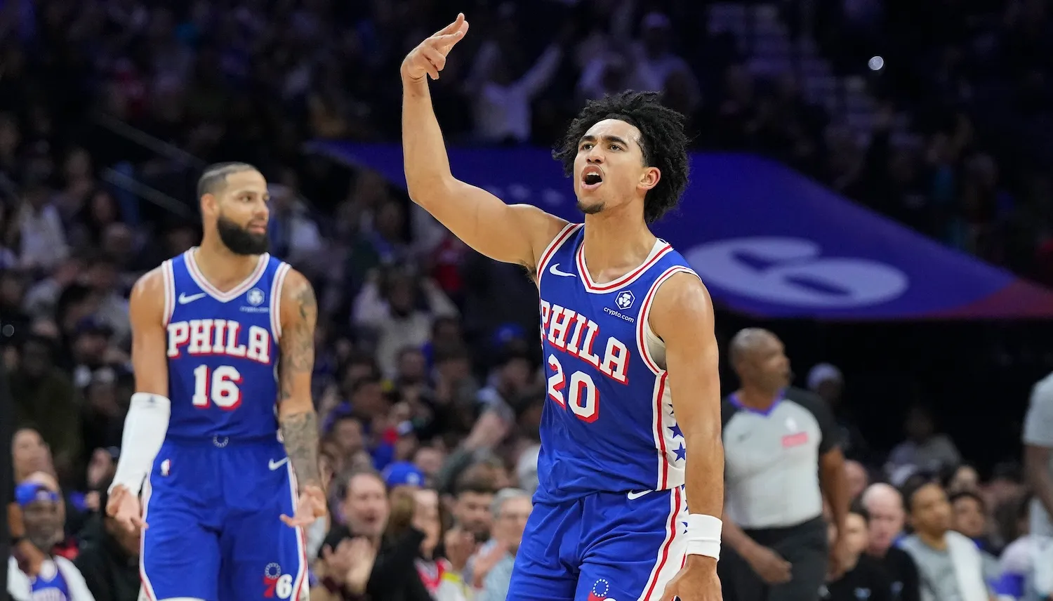 Featured image for Rookie Sensation Jared McCain Shines Amid Sixers' Challenges