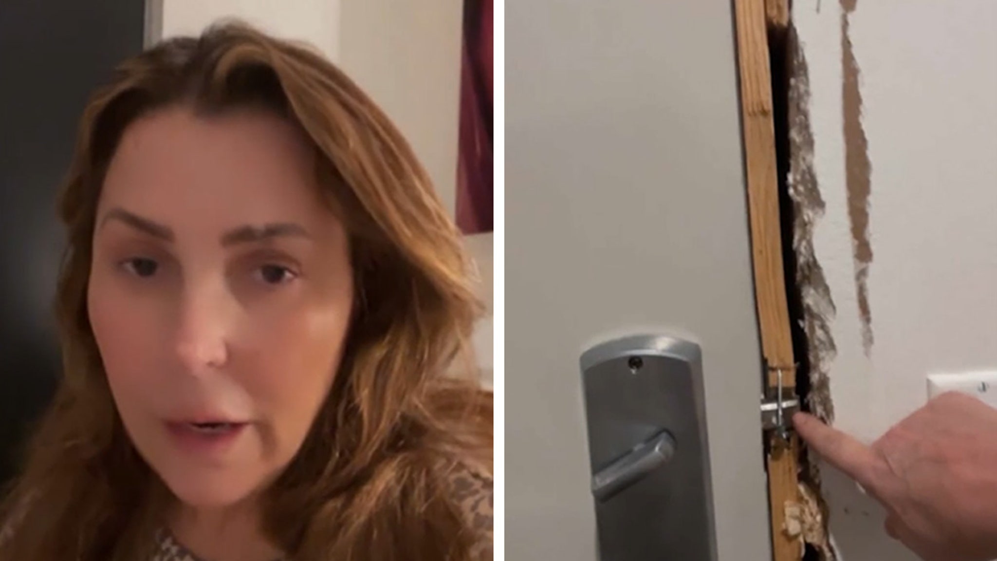 Jillian Barberie's Late-Night Door Drama