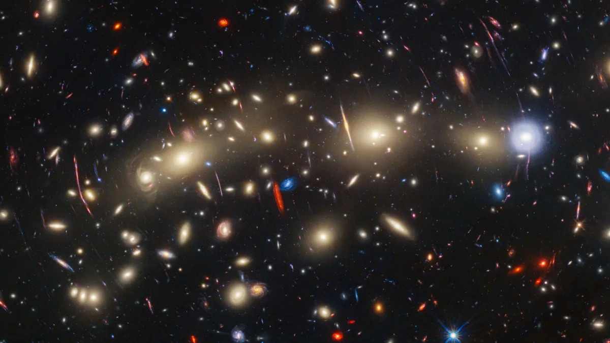 "James Webb Telescope Captures Stunning Image of Massive 'Mothra' Star in Vibrant Universe Snapshot"