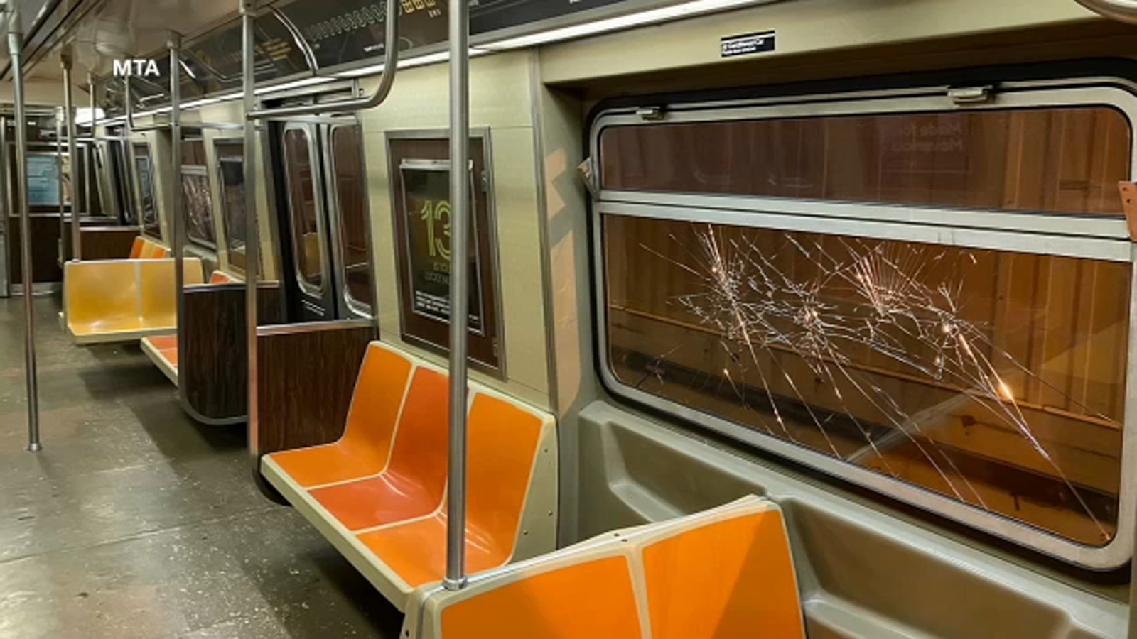 MTA Suspends W Train Service as Subway Car Windows Smashed