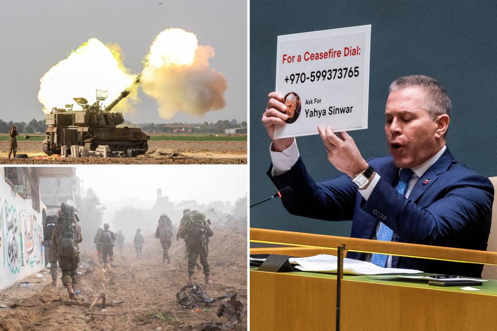 "Israeli Ambassador urges UN to call Hamas for 'real ceasefire' as Gaza crisis worsens"