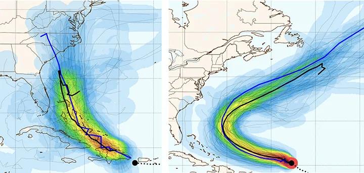 Featured image for Twin Hurricanes and Tropical Storms Threaten US East Coast