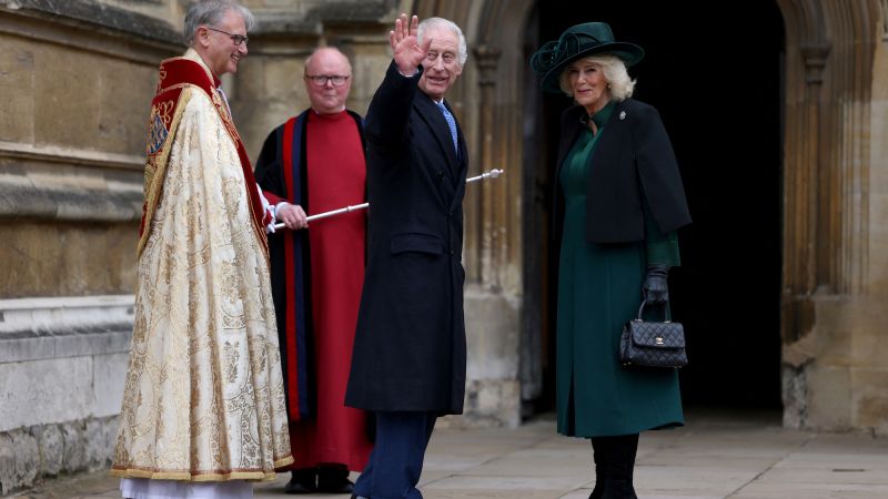 "King Charles Takes Center Stage at Easter Service Amid Family Absences and Cancer Diagnosis"