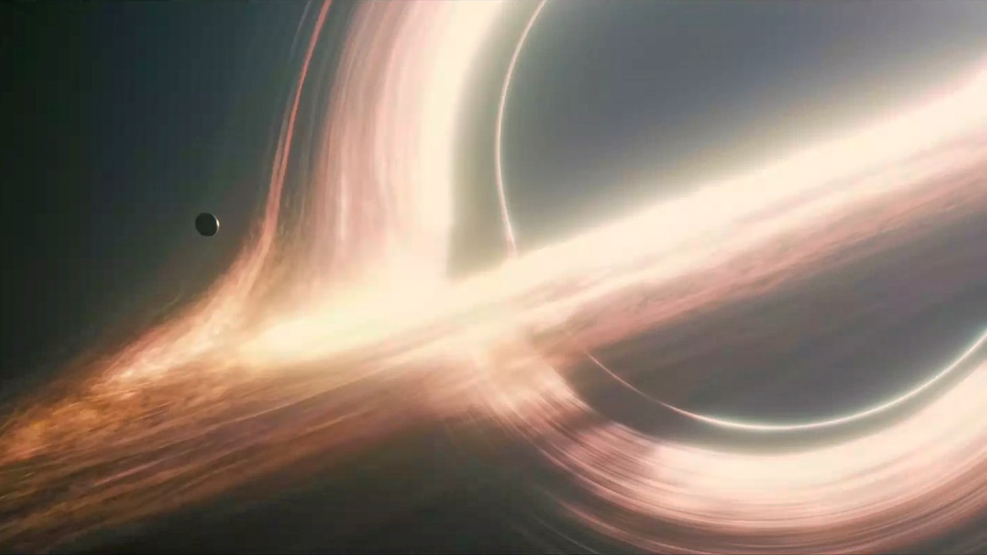 Watch a Black Hole Tear Through Space in Real Time