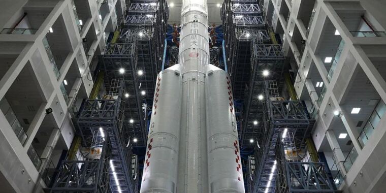 Featured image for China's Milestone: Top-Secret Spy Satellite Launched on Supersized Rocket