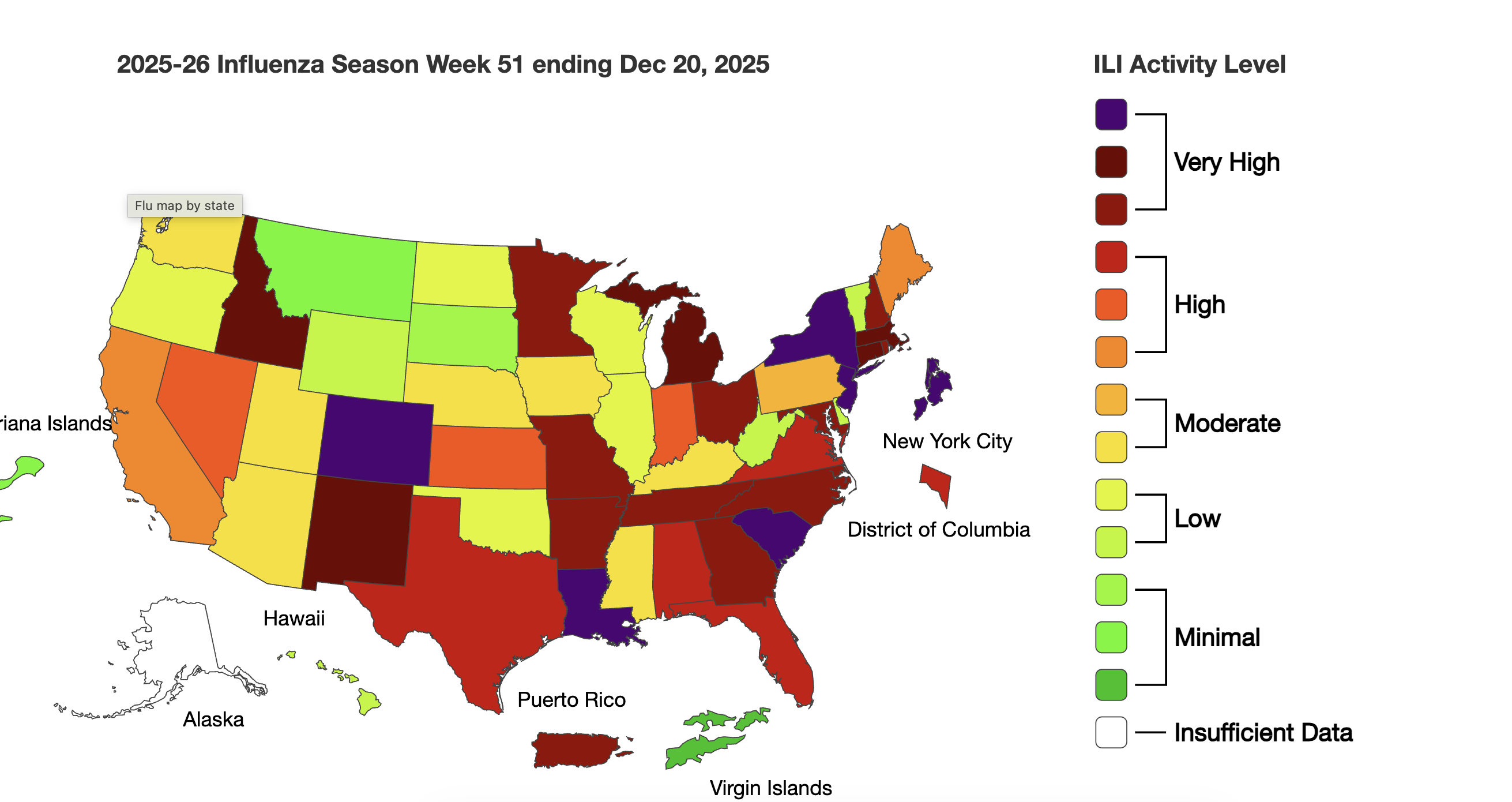 Featured image for Rapid Rise in Flu Cases and Hospitalizations Amid New Variant Surge