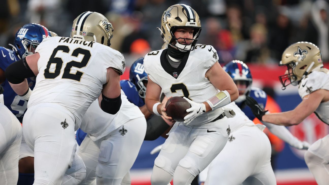 Featured image for Jake Haener to Start for Saints Amid Carr's Injury Concerns