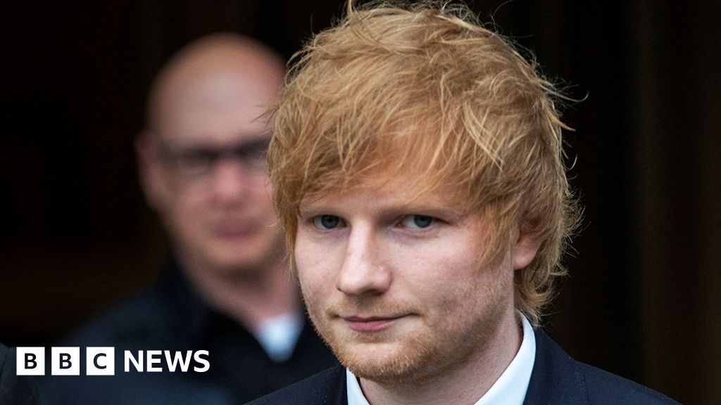 Ed Sheeran faces copyright infringement trial in New York.