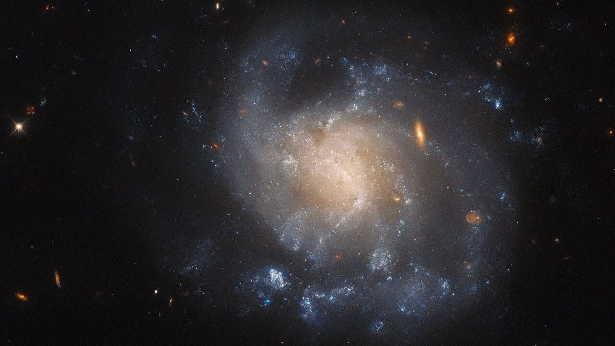 "Lonely Galaxy Captured by Hubble Space Telescope"