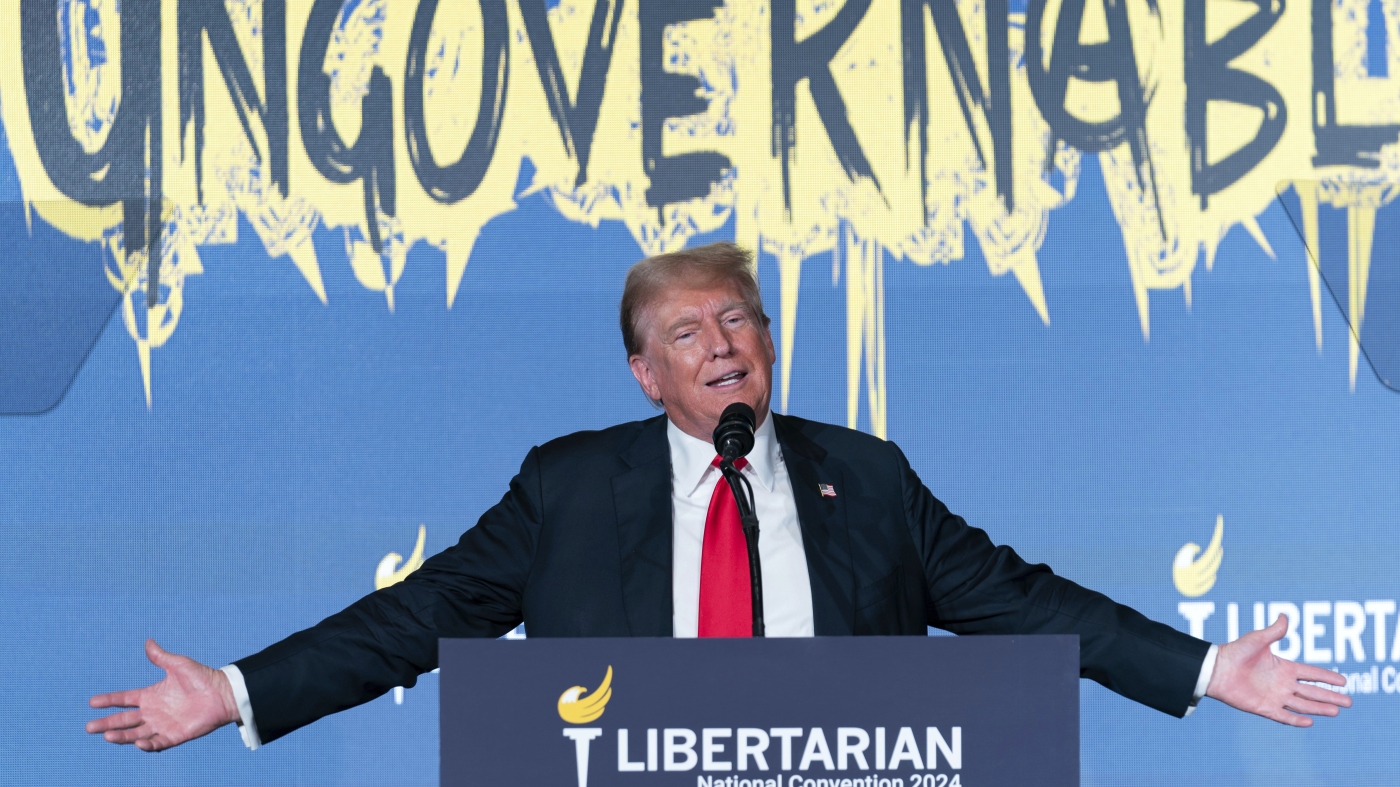 Trump Booed at Libertarian Convention While Urging Nomination