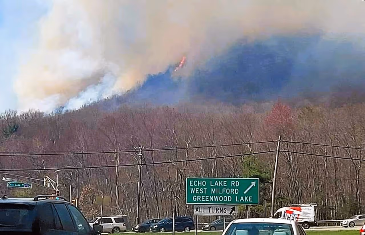 Multiple Wildfires Ravage New Jersey, Officials Making Progress.