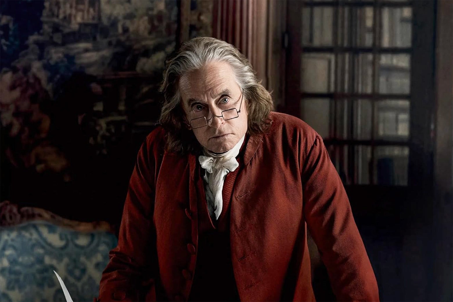 "Michael Douglas Shines in 'Franklin' as Ben Franklin in Revolutionary Drama"