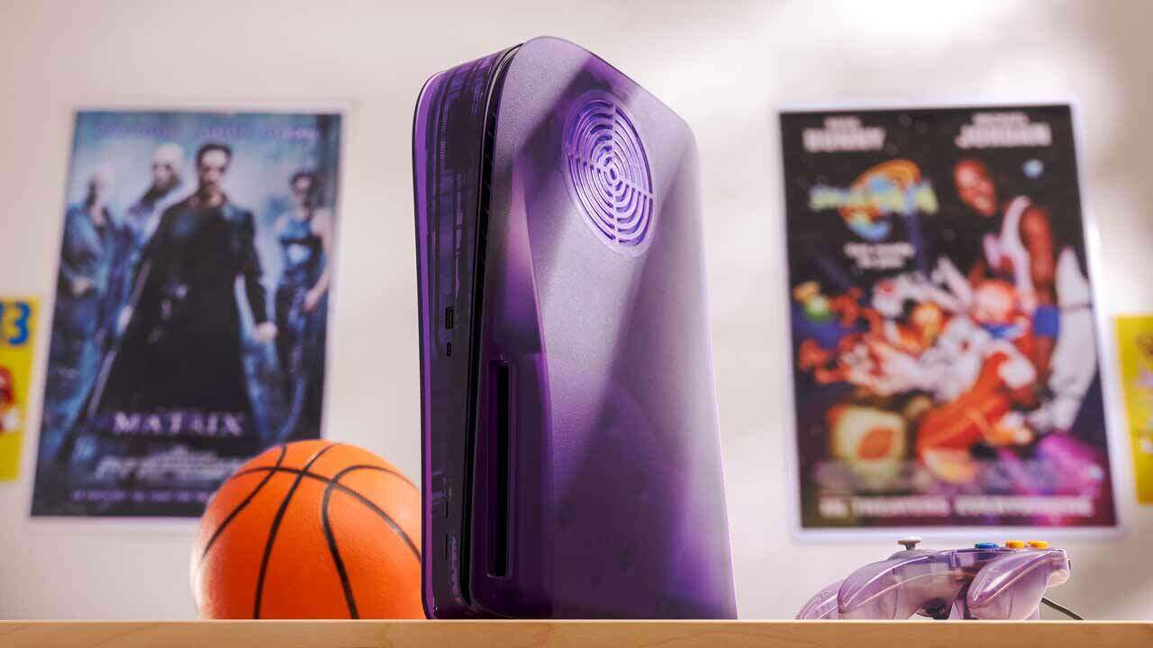 "Dbrand's Translucent Darkplates Transform PS5 into Retro N64 Throwback"