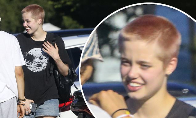 Featured image for Shiloh Jolie-Pitt's Bold Pink Buzz Cut: A Stylish Transformation Inspired by Famous Parents