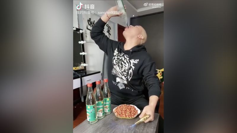 Fatal consequences of live-streaming liquor consumption in China