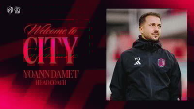Featured image for St. Louis CITY SC Names Yoann Damet as New Head Coach