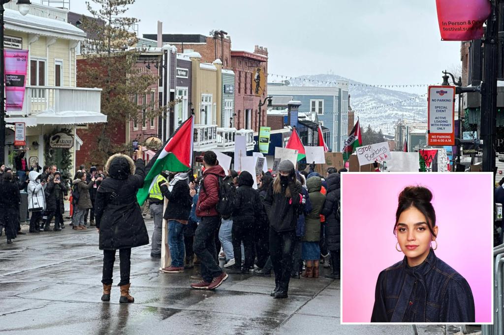 Featured image for "Scream" Actress Melissa Barrera Joins Pro-Palestine Protest at Sundance