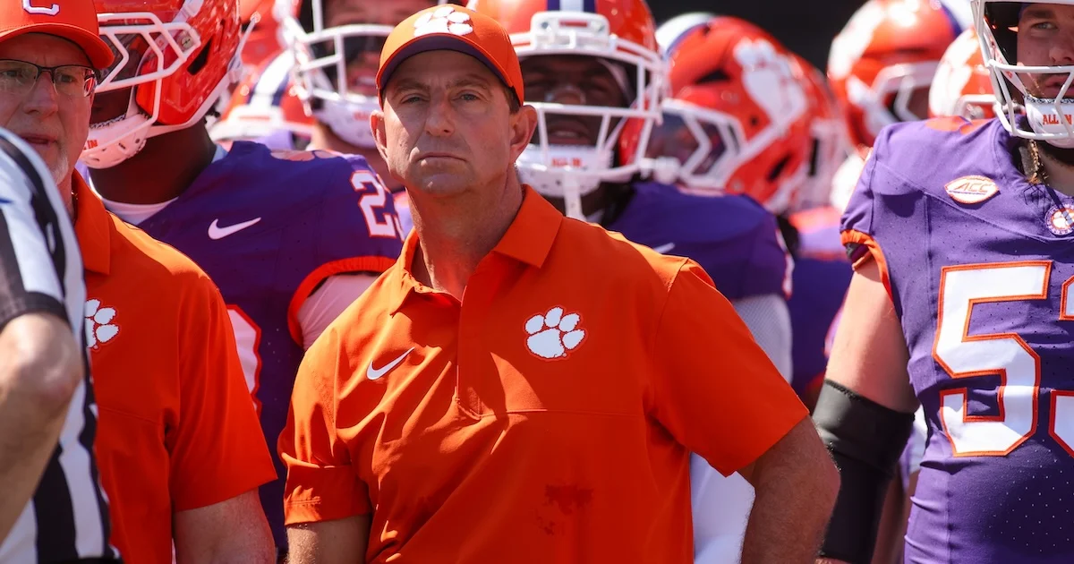 Dabo Swinney Responds to Critics Amid Clemson's Challenging Start