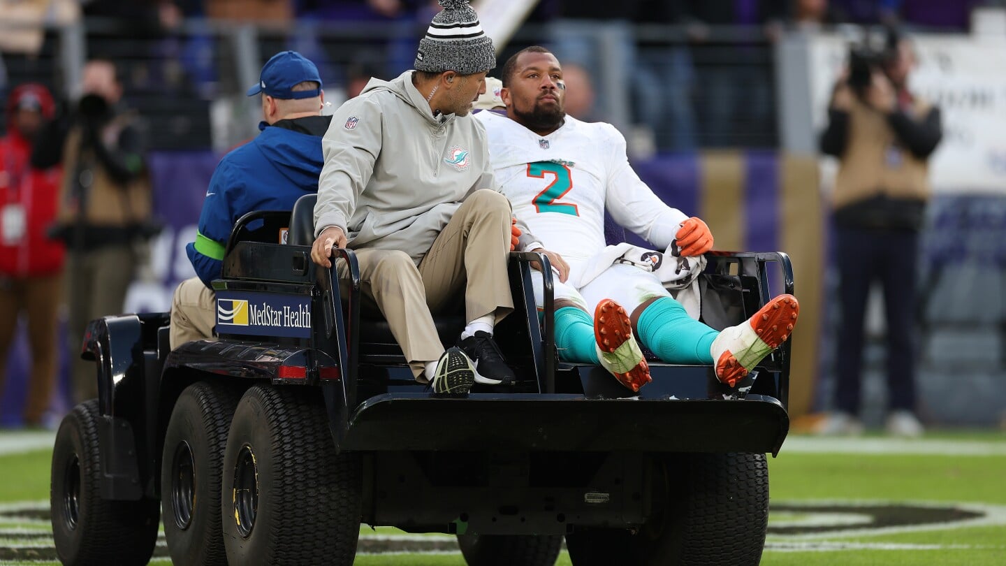 Featured image for "Dolphins' Bradley Chubb Faces ACL Injury Scare"