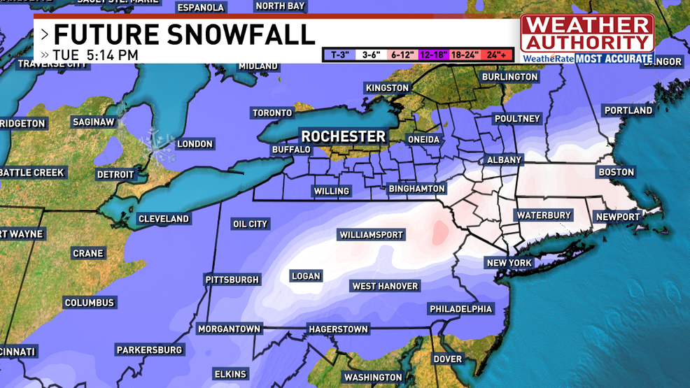 "Winter Storm Skirts Upstate NY, Misses Most of WNY and FLX"