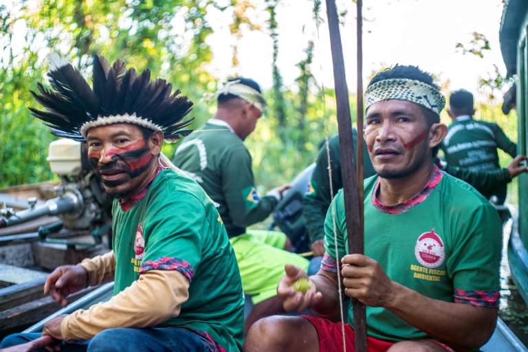 Featured image for Indigenous 'Warriors' Protect Amazon with Bows and Spears.