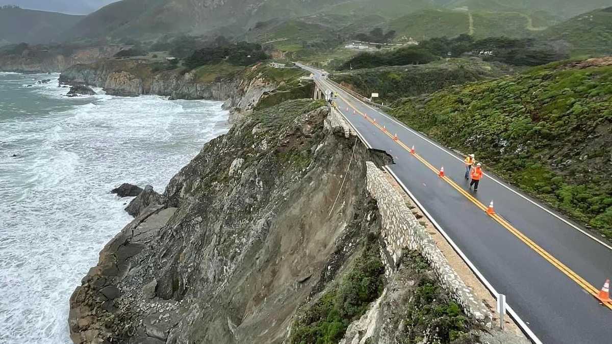 Featured image for "Rescue Convoys Initiated for Stranded Travelers on Collapsed Highway 1 in Big Sur"