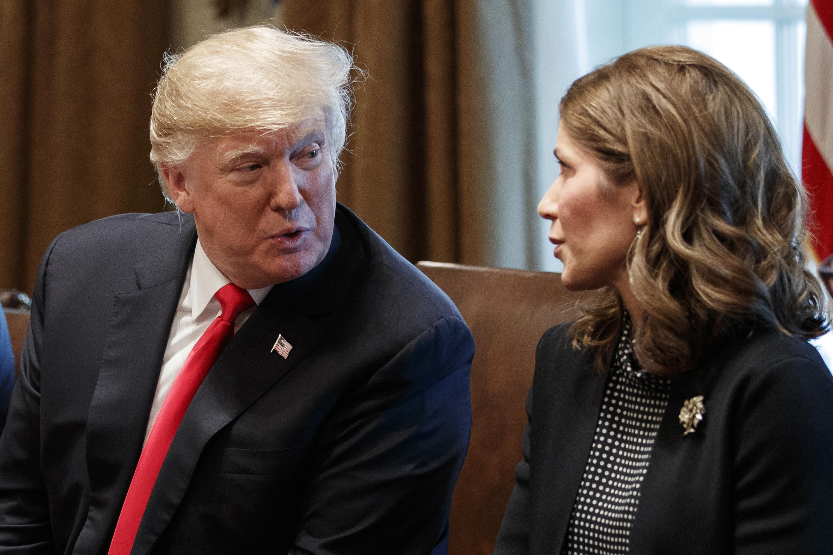 "South Dakota Governor Noem Throws Support Behind Trump at Rally"