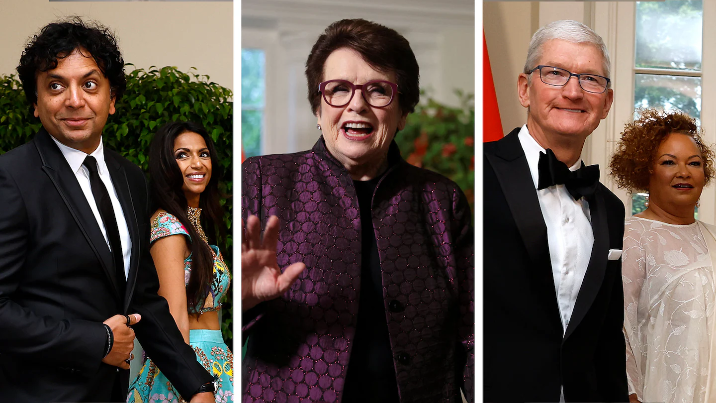 Featured image for Notable Guests Attend White House State Dinner, Including Filmmaker and Fashion Designer.