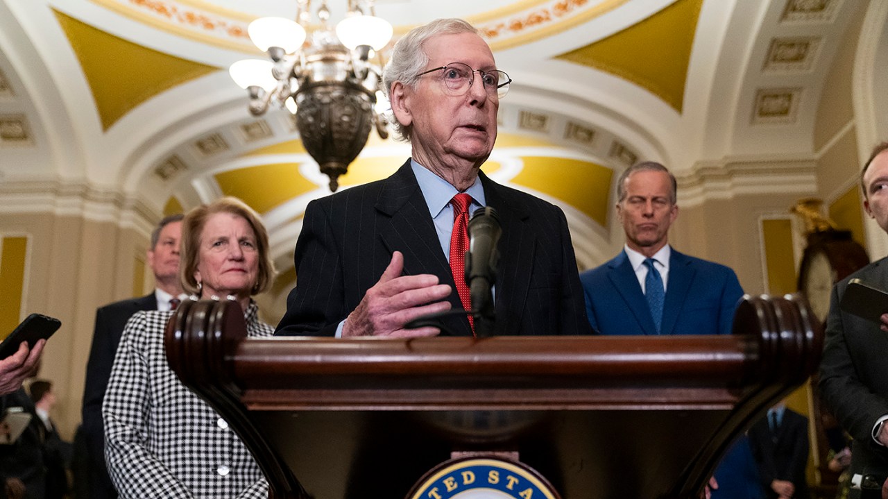 "McConnell Criticizes Biden's Handling of Border Crisis and Trump's Foreign Policy Influence"