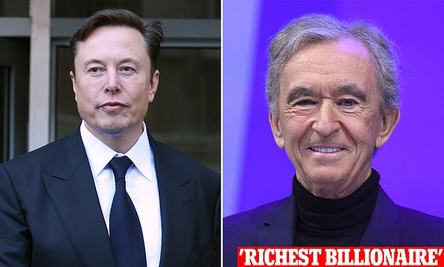 Forbes' annual billionaire list sees new leader as Elon Musk falls from top spot.