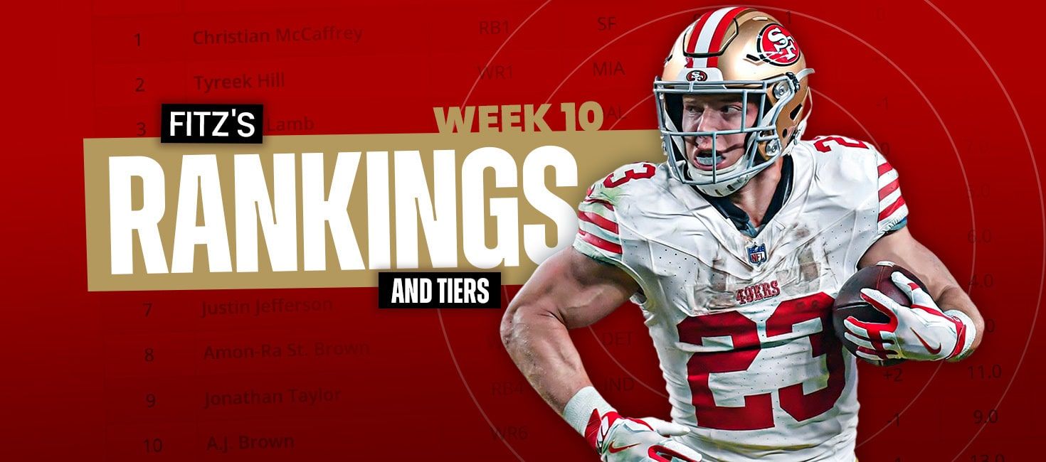 Featured image for Week 10 Fantasy Football: Rankings, Matchups, and Key Player Updates