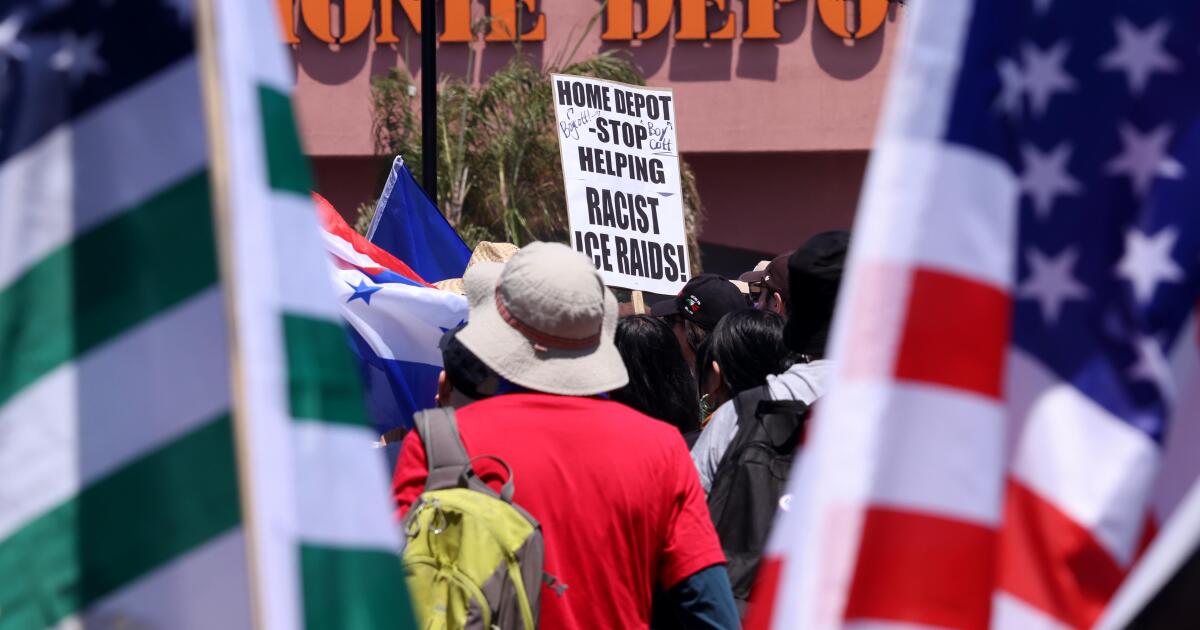 Featured image for Eagle Rock Community Opposes New Home Depot Amid Immigration Raid Concerns