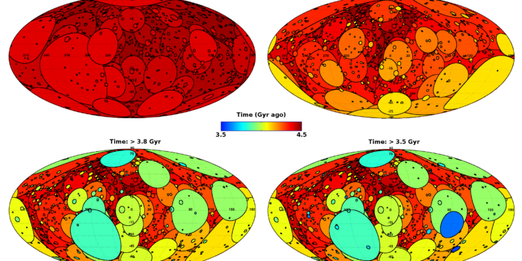 Featured image for "The Impact of the Late Heavy Bombardment on Earth's Surface"