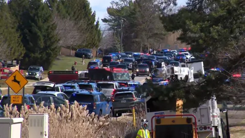 Car-ramming at Michigan synagogue ends with suspect dead, explosives found