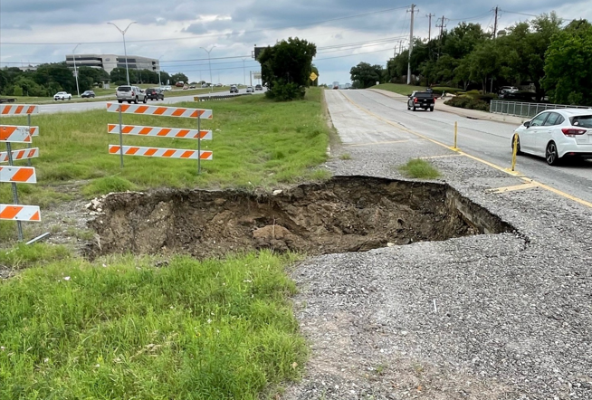 Featured image for Growing Concerns Over Texas Sinkholes and Driver Safety