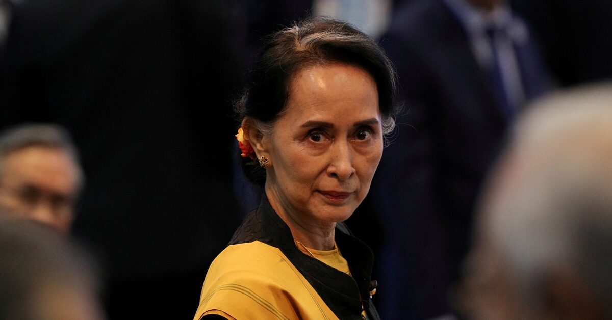 Myanmar junta dissolves Suu Kyi's NLD party and opposition ahead of elections.