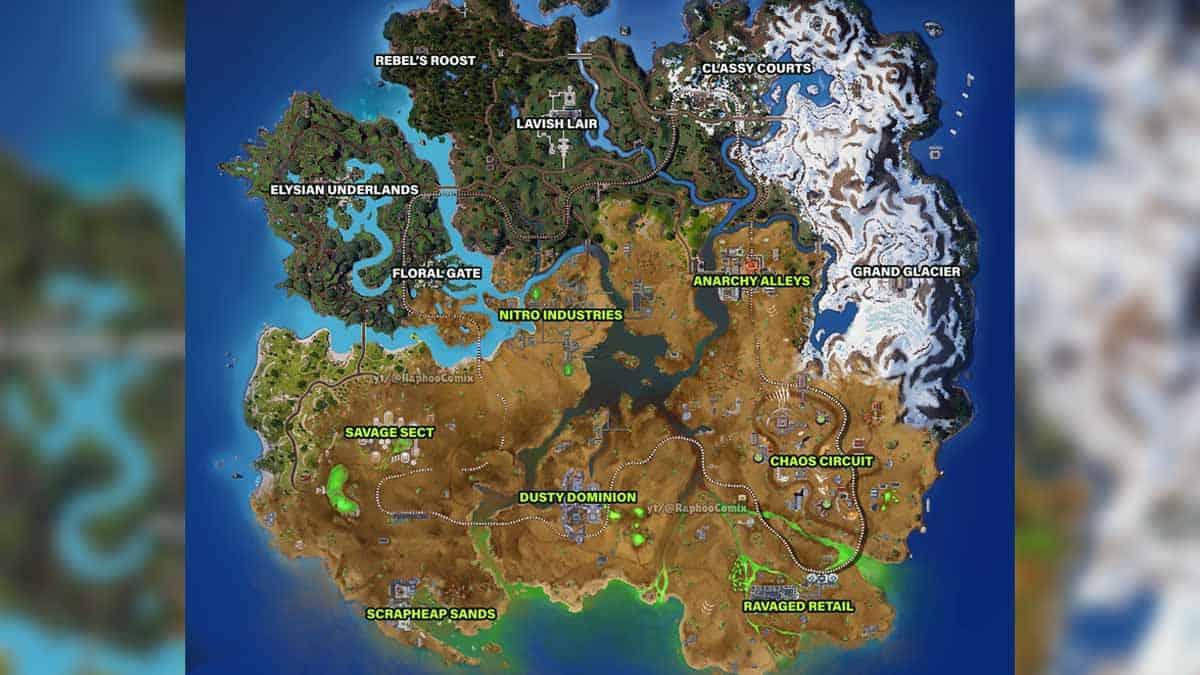 Featured image for "Fortnite Chapter 5 Season 3: Major Map Changes and Start Times Revealed"