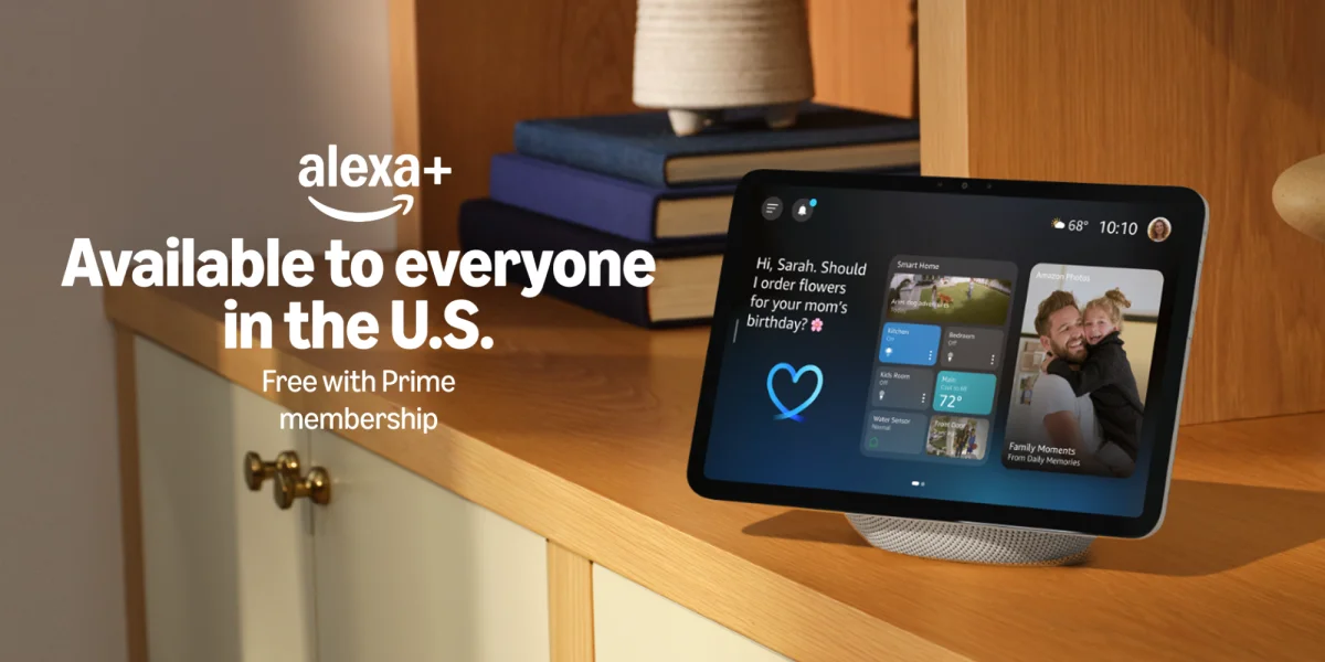 Alexa+ expands reach: Prime members get free access to AI assistant across devices