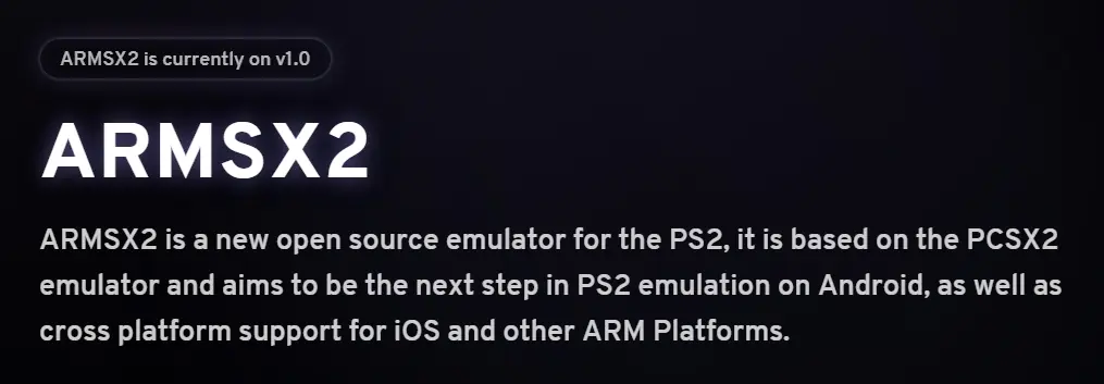 ARMSX2: Open-Source PS2 Emulator Launches on Android