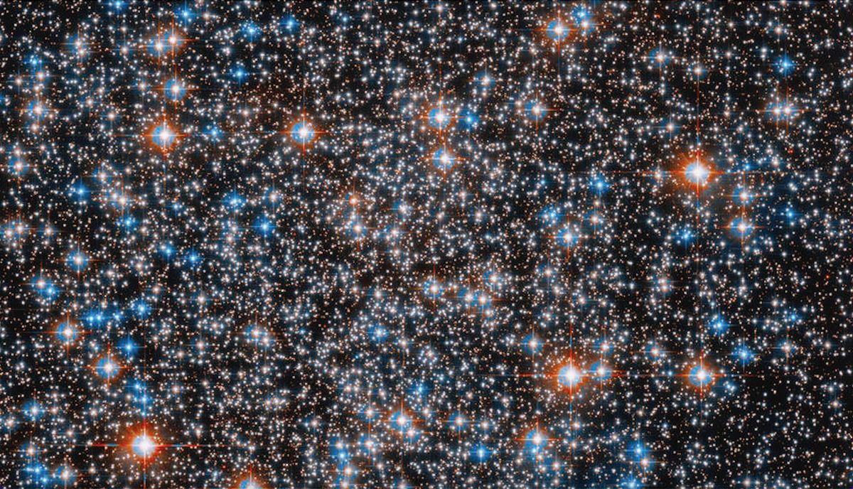 Hubble telescope captures stunning images of star clusters.