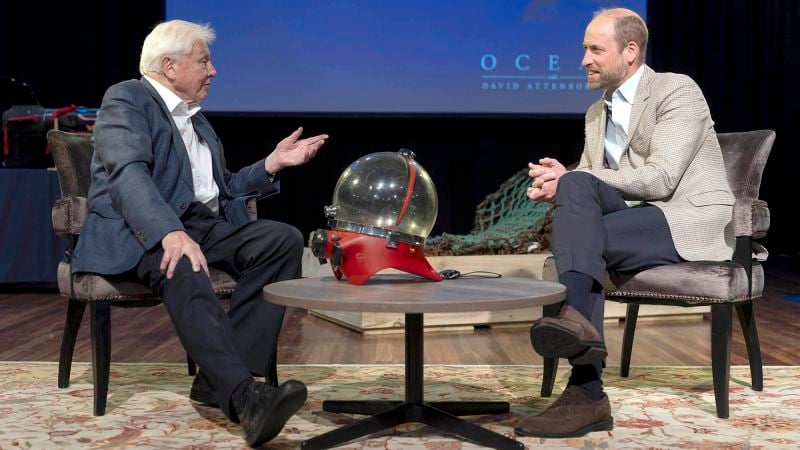 Featured image for Prince William and David Attenborough Urge Global Action to Protect the Oceans