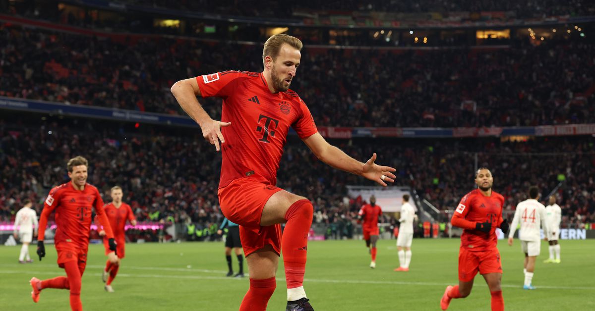 Featured image for Harry Kane Breaks Bundesliga Record with Hat-Trick Heroics