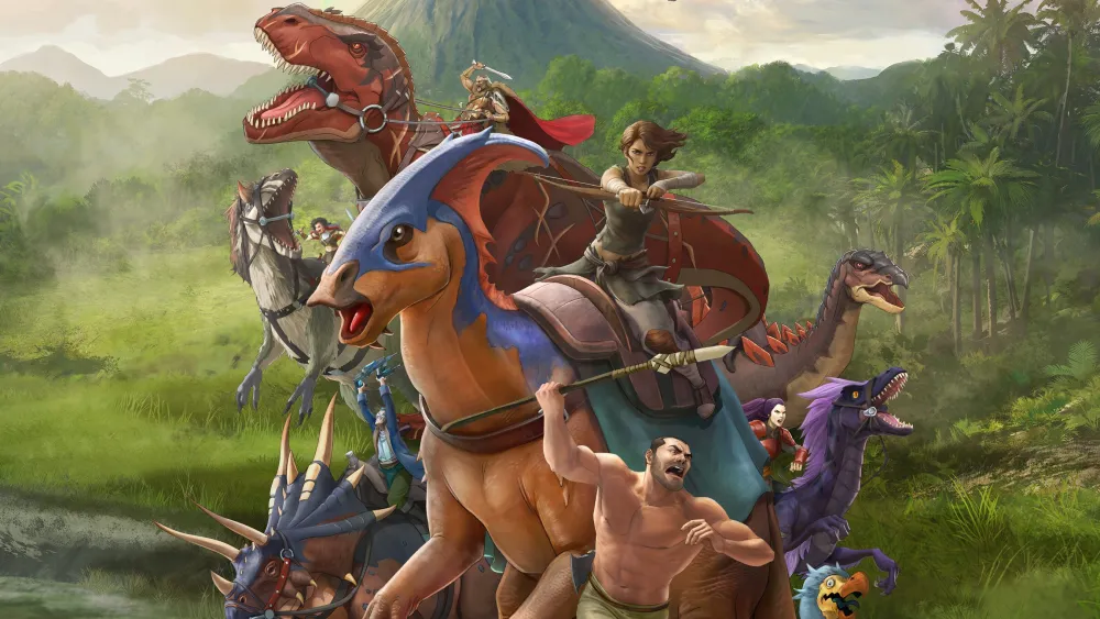 Featured image for "Paramount+ Releases All-Star Cast Animated Series Adaptation of Video Game 'Ark' in Surprise Drop"