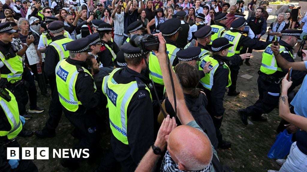 Featured image for UK arrests over 500 at pro-Palestinian protests linked to banned group
