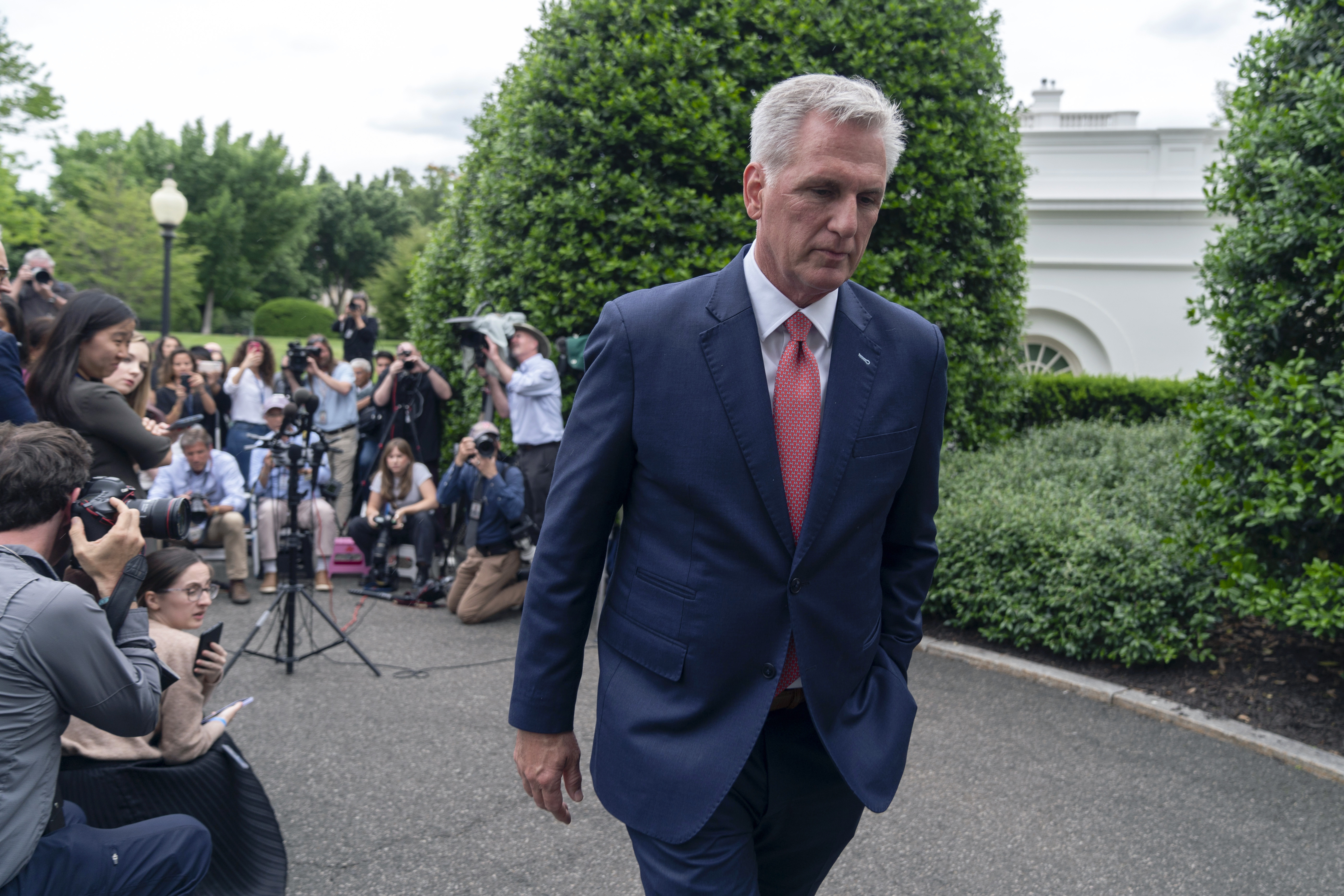 Senators skeptical of positive outcome from Biden-McCarthy debt meeting.