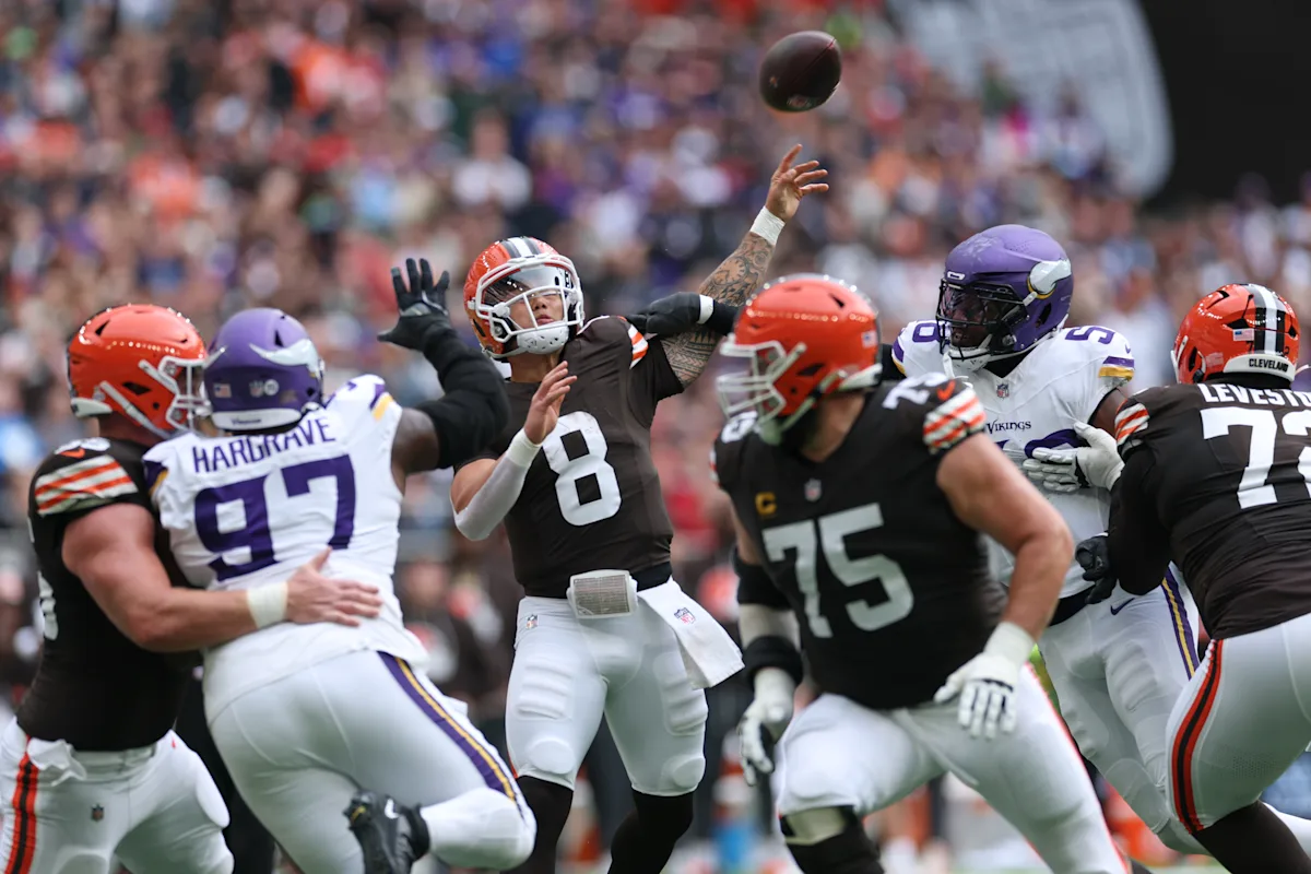 Featured image for Dillon Gabriel Shines in Browns' Win Over Vikings Amid QB Depth Chart Questions