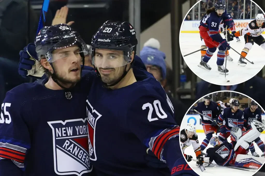 "Kreider's Milestone Night Lifts Rangers Over Ducks, Sets Stage for Bruins Clash"