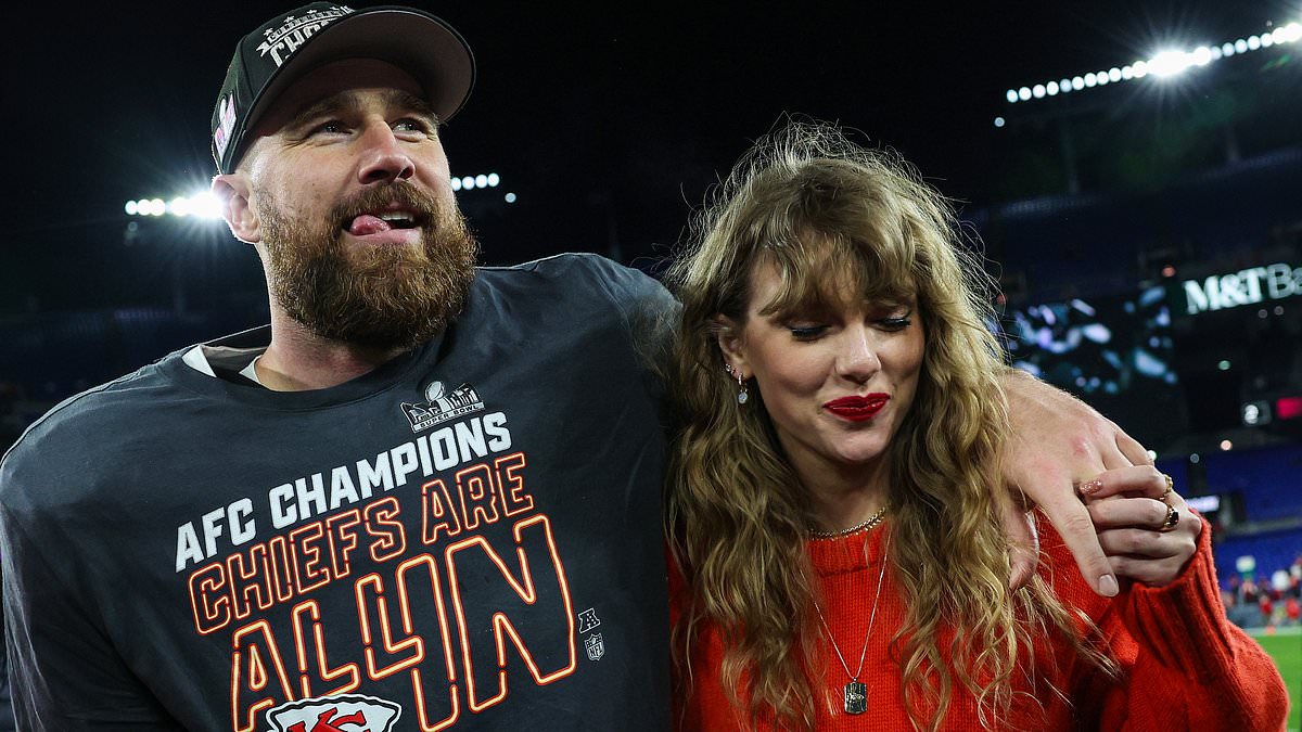 Featured image for "Travis Kelce's Absence at 2024 Grammys Despite Taylor Swift's Presence"