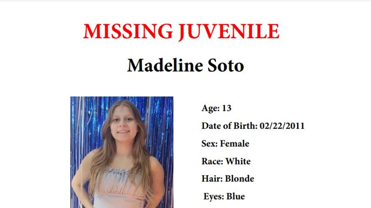 "Mother's Boyfriend Arrested as Prime Suspect in Madeline Soto's Disappearance"